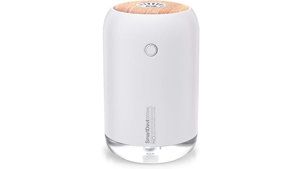 compact 600ml desk humidifier