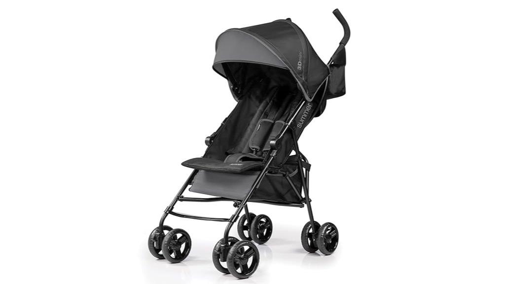 compact foldable travel stroller