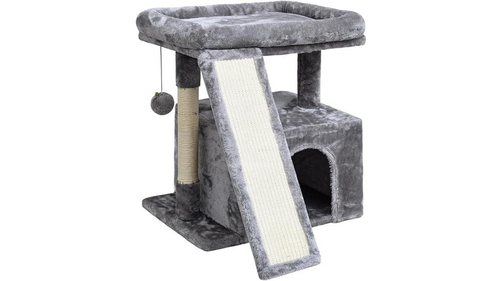 compact indoor cat tree