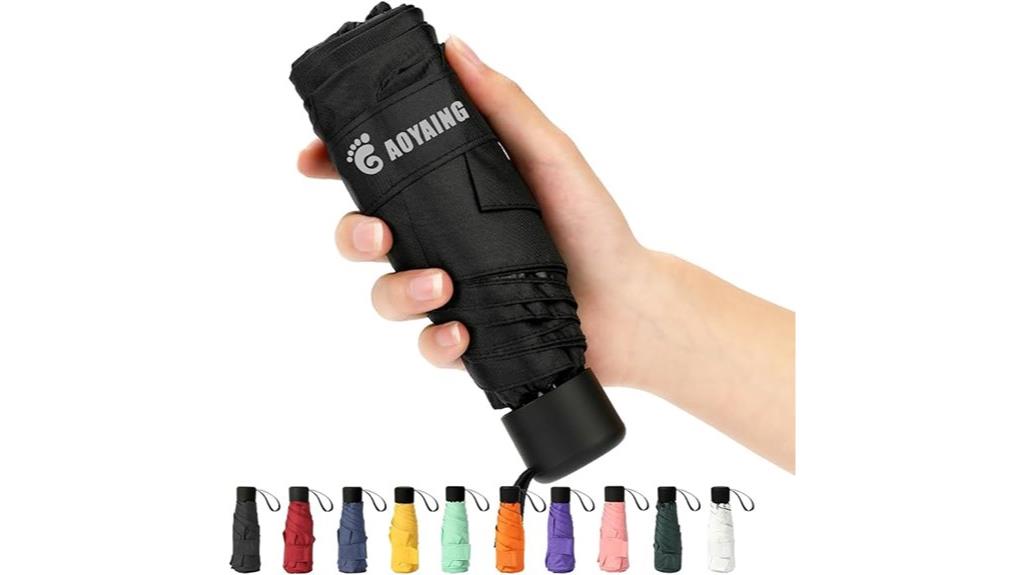 compact portable rain umbrella