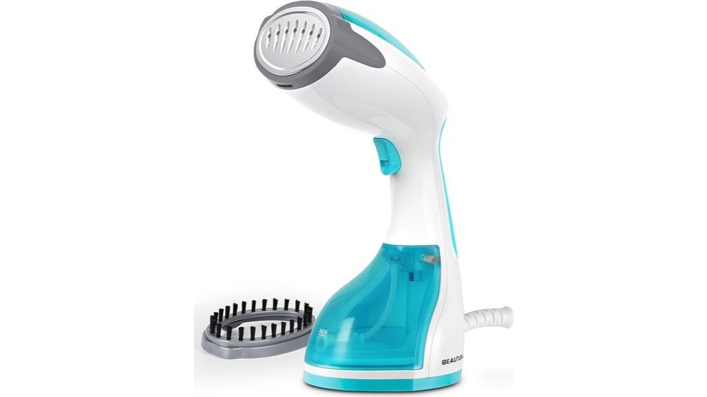 compact travel clothing steamer