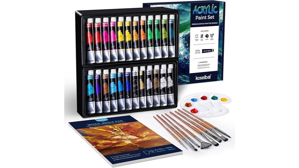 complete acrylic paint kit