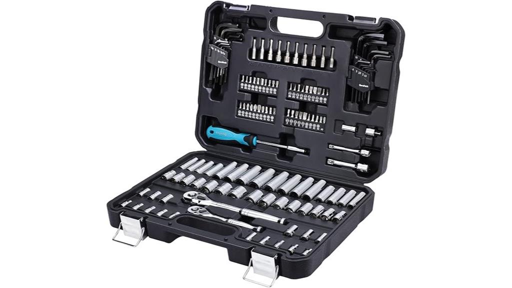 comprehensive 121 piece mechanics kit