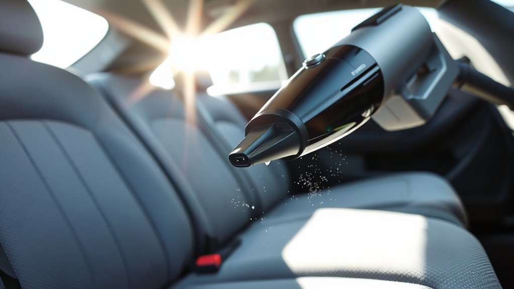 convenient vehicle interior cleaning