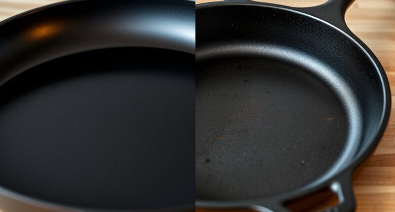 cookware comparison non stick vs cast iron