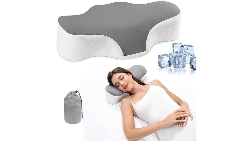 cooling memory foam pillow
