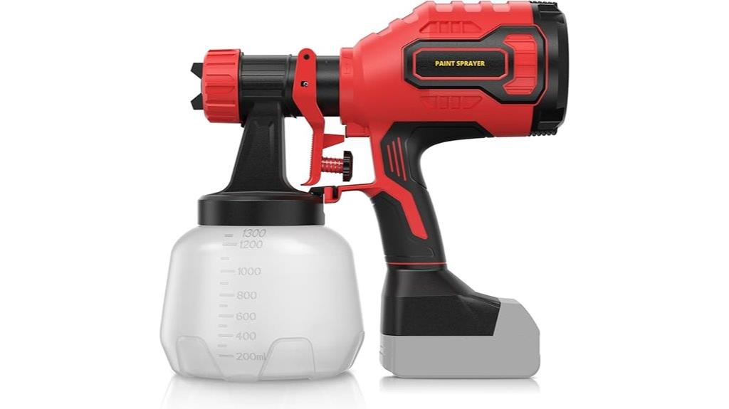 cordless milwaukee paint sprayer