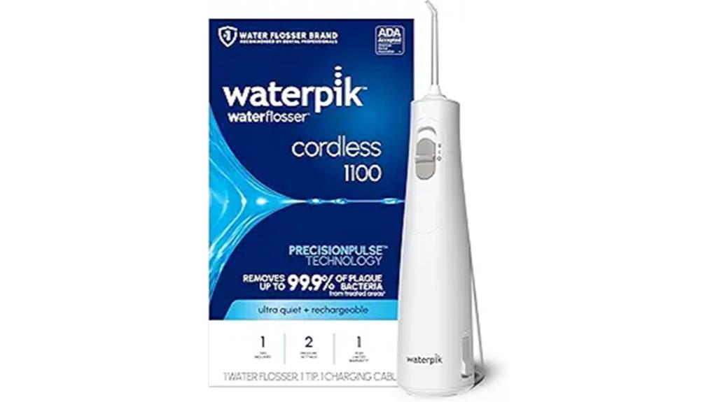 cordless rechargeable dental flosser