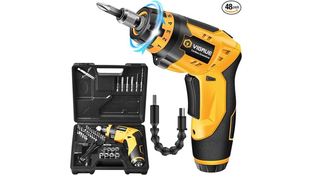 cordless screwdriver with extras