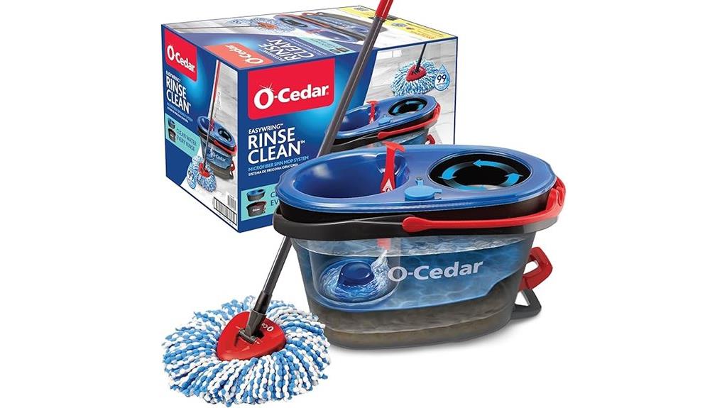 cordless spin mop system