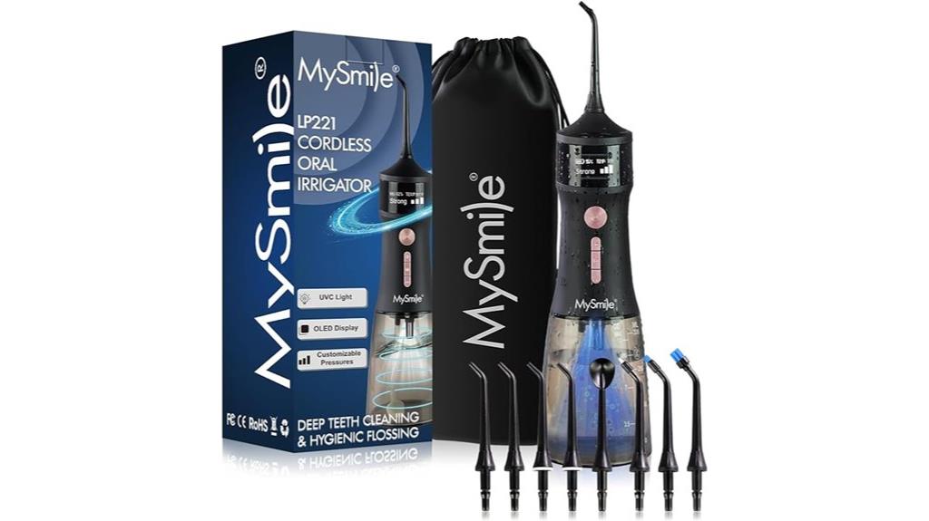 cordless uvc water flosser