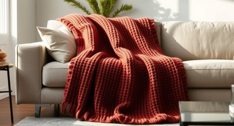 cozy stylish couch throws