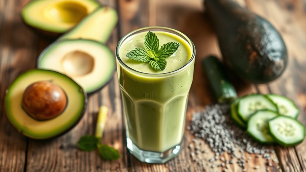 creamy cucumber avocado detox