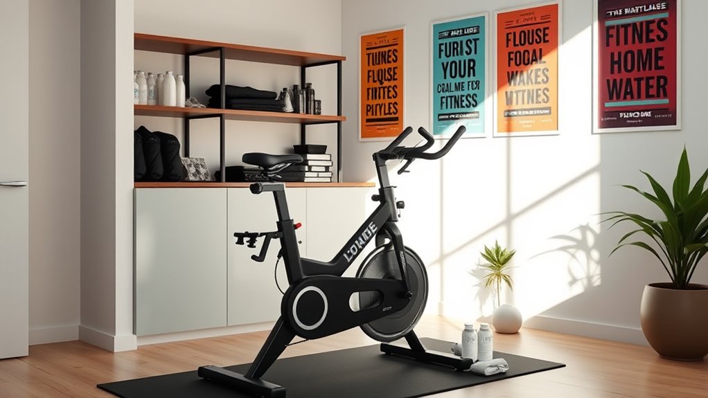 create a safe motivating workout space