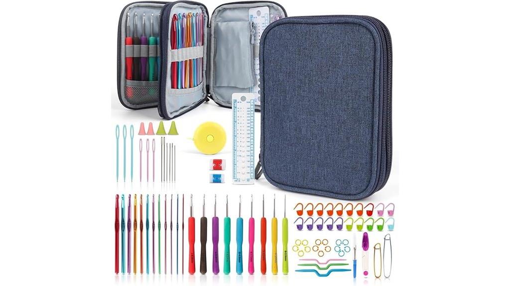crochet hooks with case