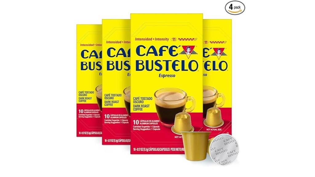 dark roast espresso capsules