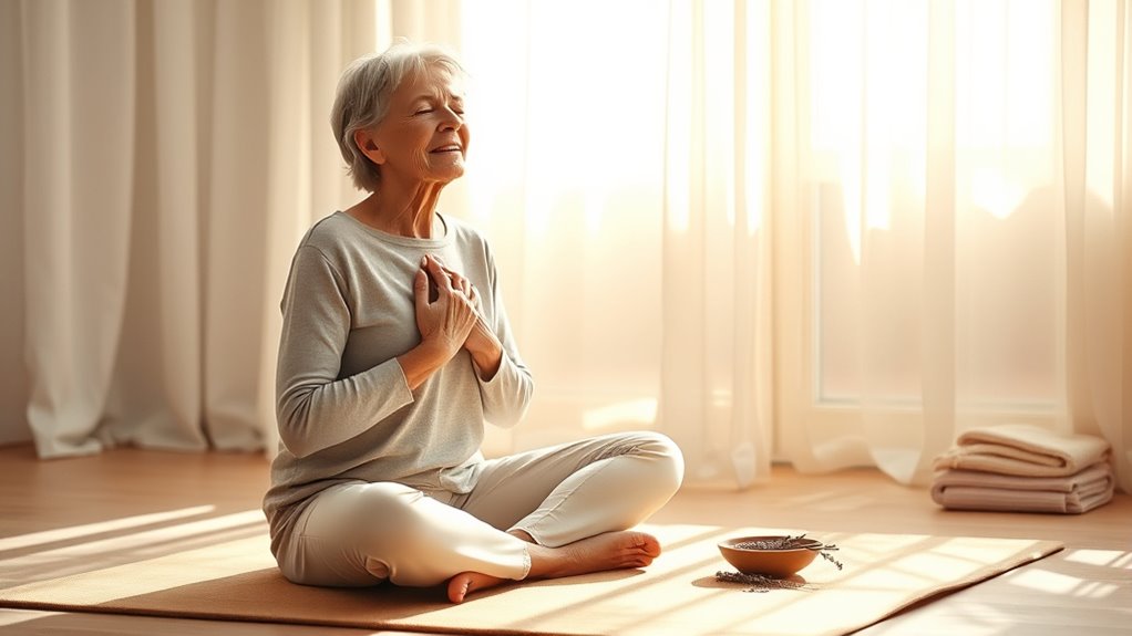 deep breathing calms anxiety