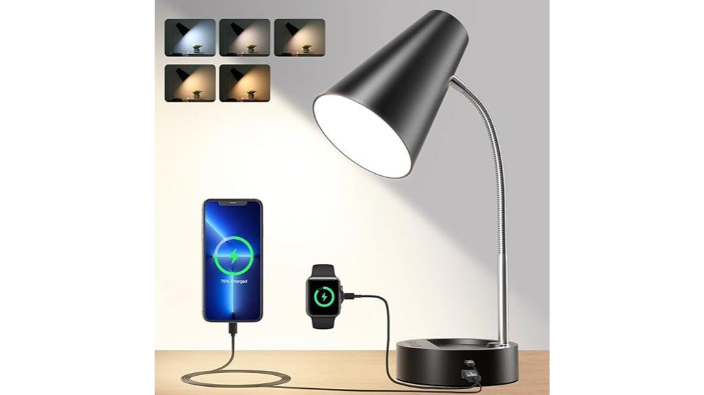 desk lamp with usb