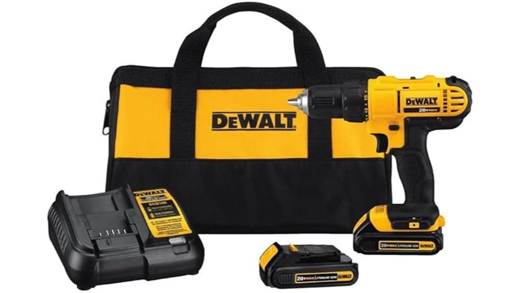 dewalt 20v cordless drill