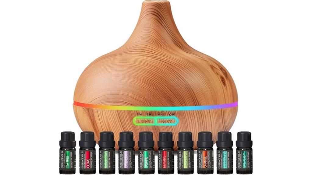 diffuser with essential oils