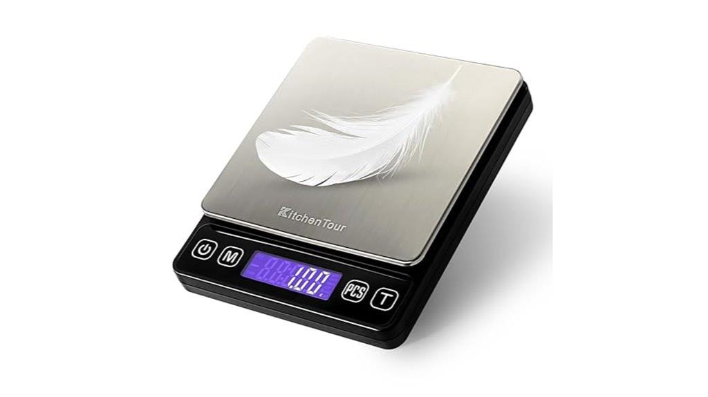 digital kitchen scale display