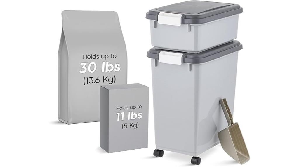 dog food storage combo