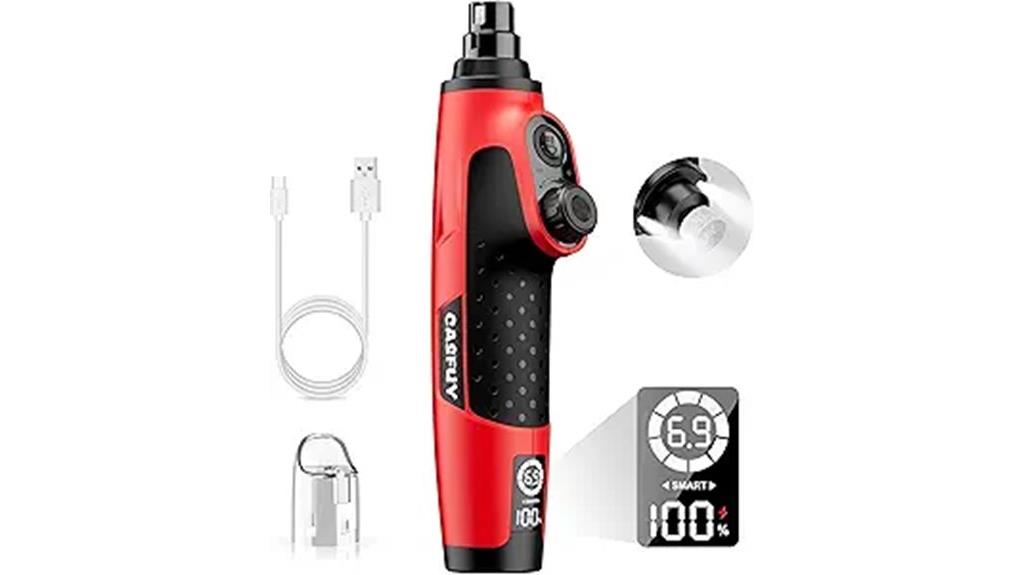 dog nail grinder with led