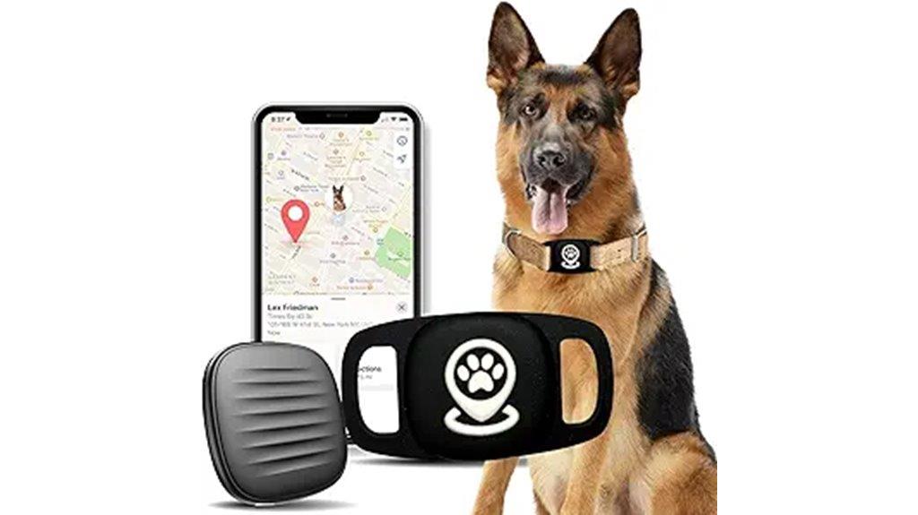 dog tracker with holder