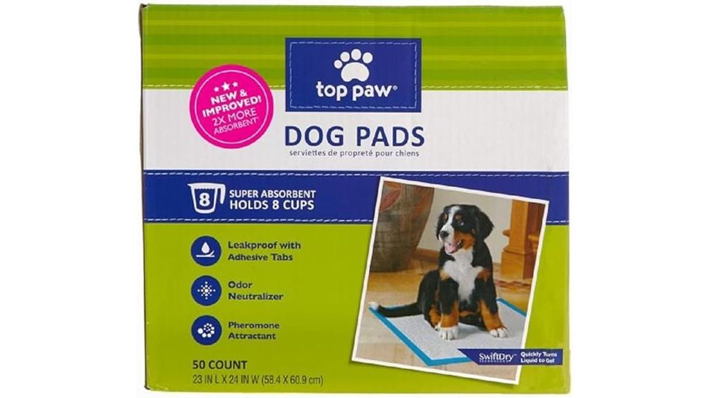 double absorption dog pads