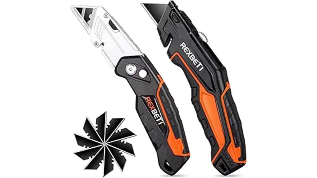 double blade utility knife set