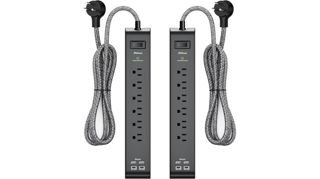 double pack power strips