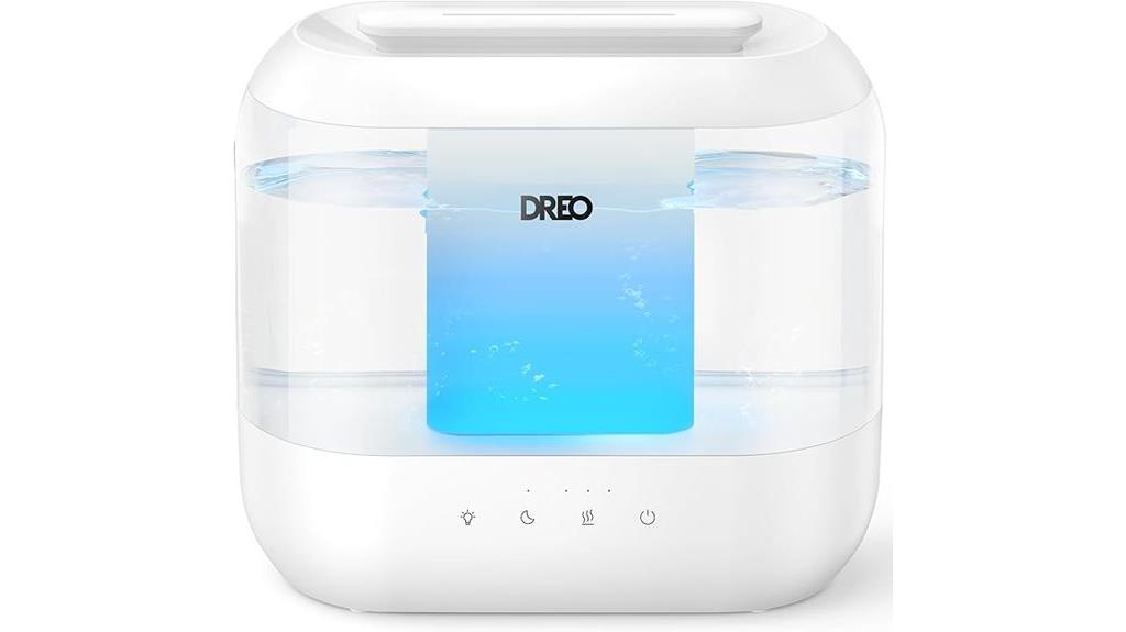 dreo 4l humidifier capacity