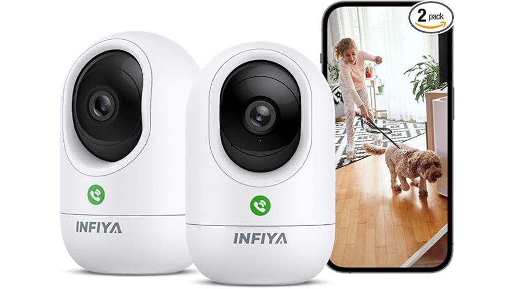 dual 2k indoor cameras