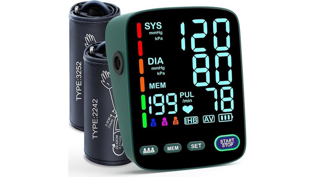 dual cuff blood monitor