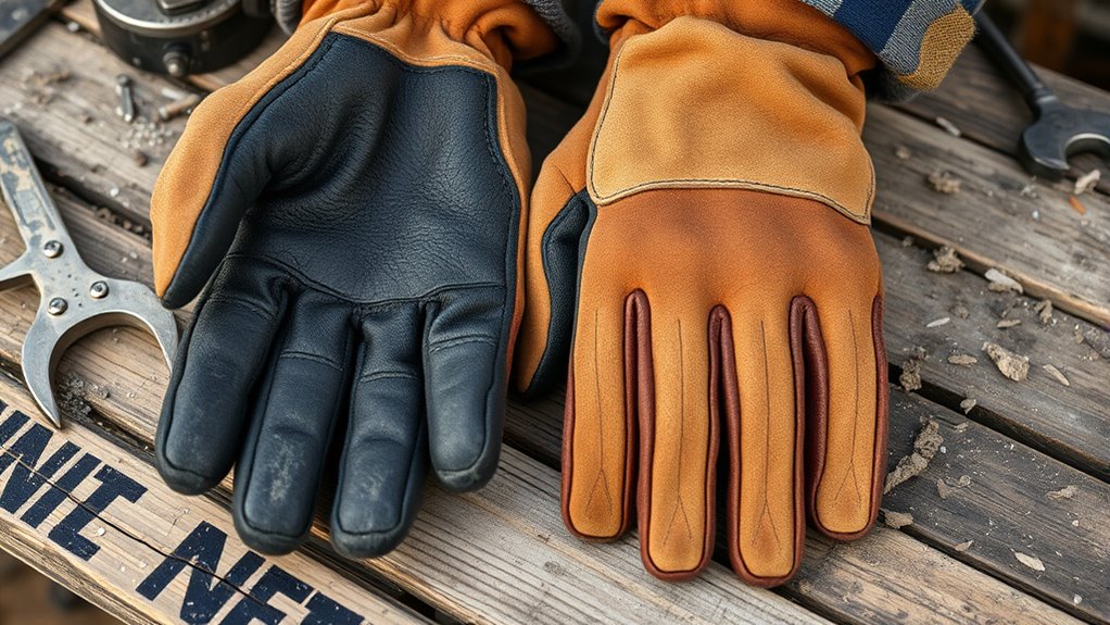 durable reinforced comfortable gloves