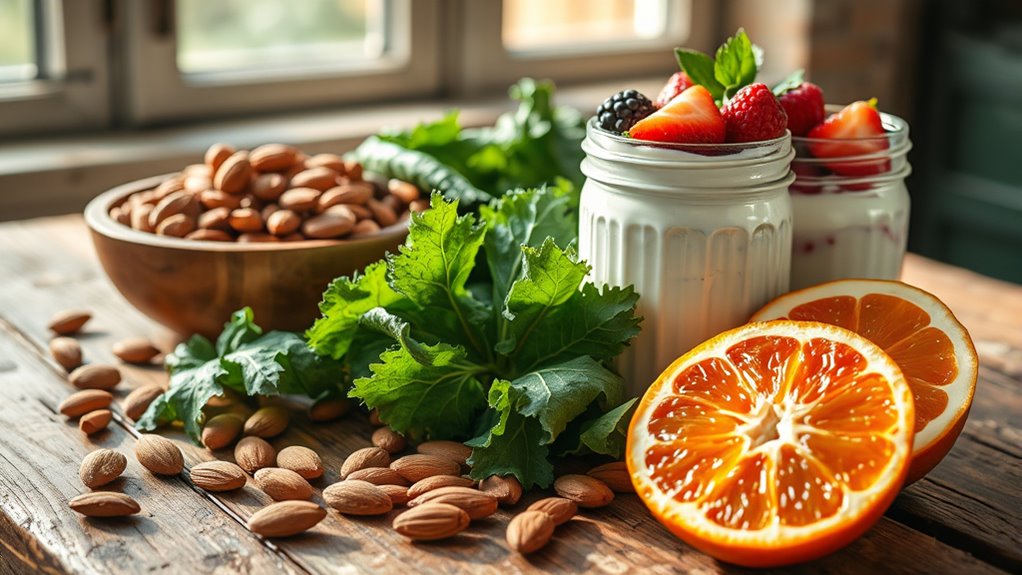 eat nutrient dense bone healthy foods