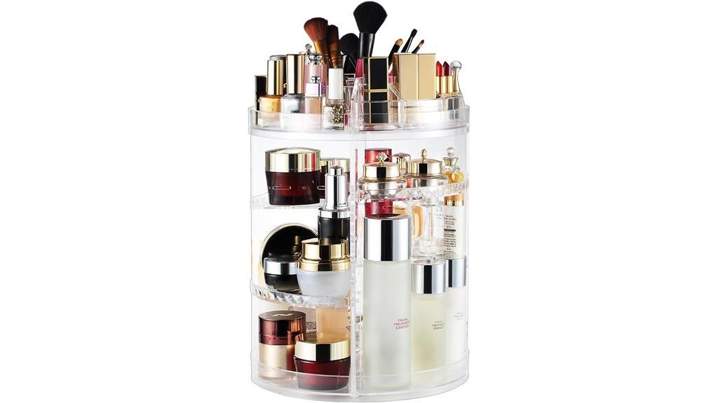 eight layer rotating organizer