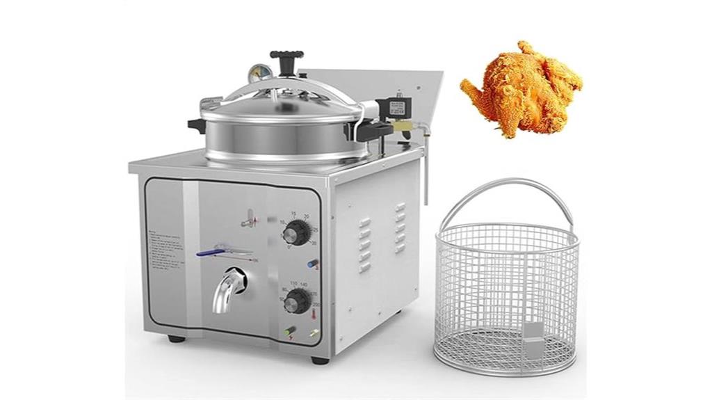 electric chicken fryer with thermostat