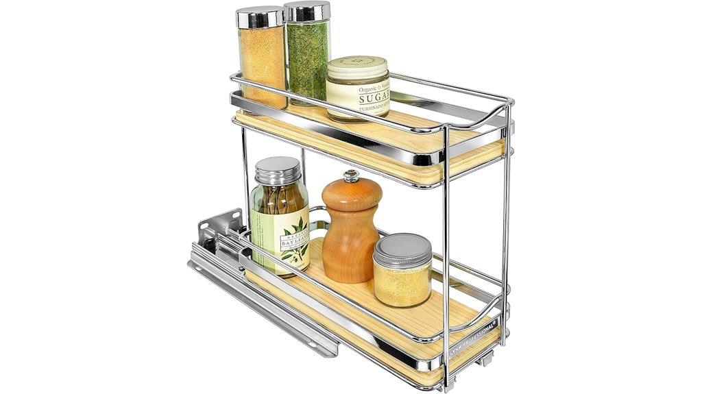 elite pull out spice organizer