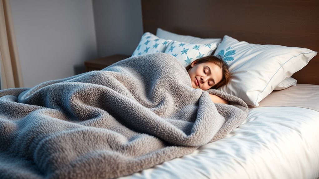 enhance sleep with weighted blanket