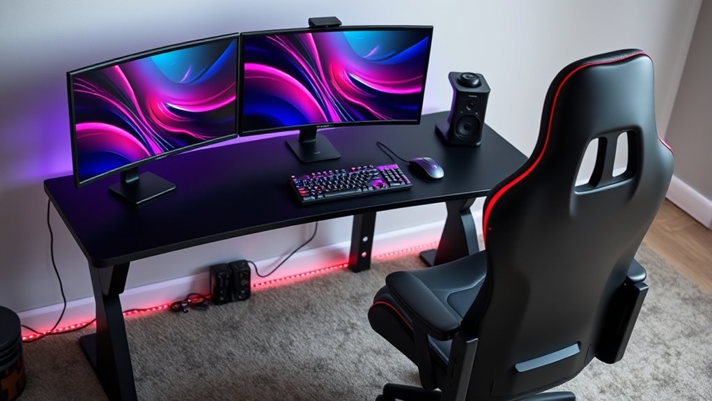 ergonomic adjustable gaming furniture