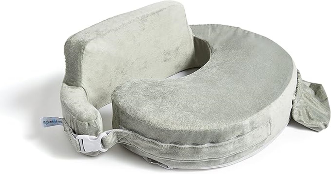 ergonomic breastfeeding support pillow