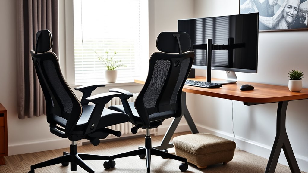 ergonomic furniture enhances comfort
