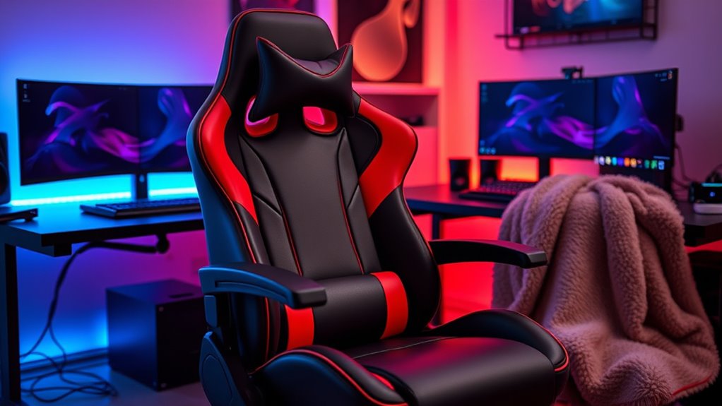 ergonomic personalized well lit setup