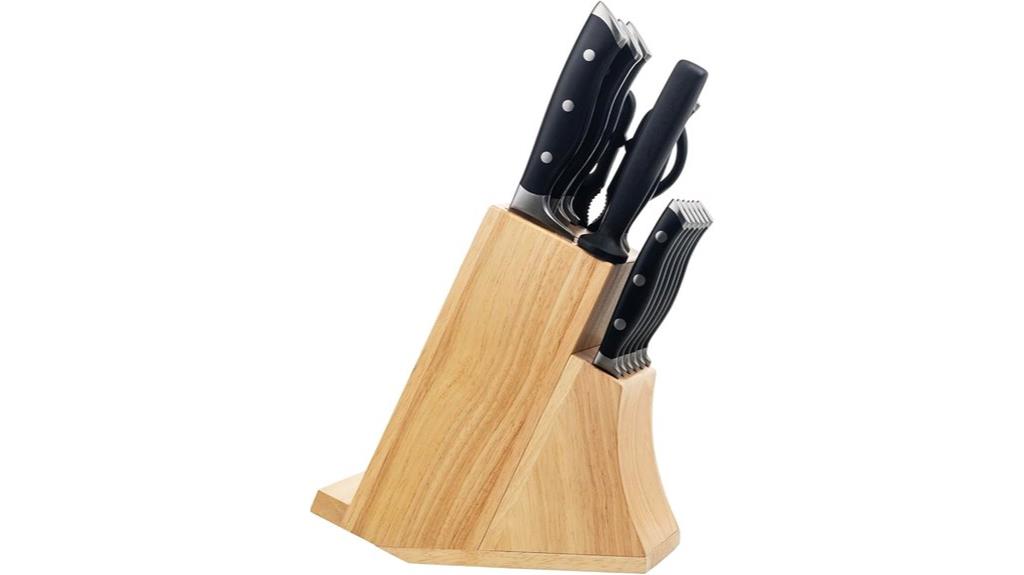 fifteen piece knife block set