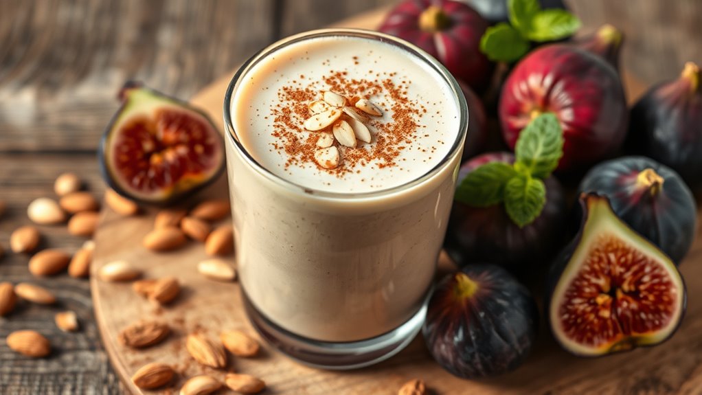 fig almond antioxidant smoothie