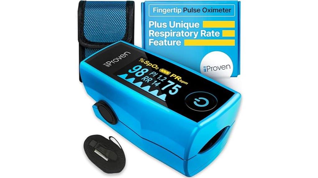 fingertip blood oxygen monitor