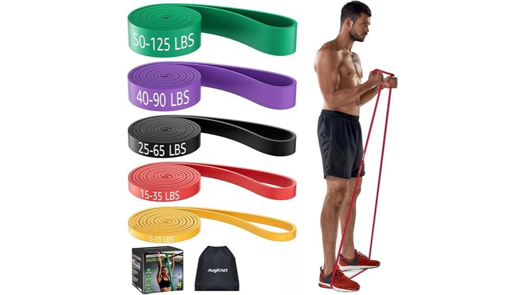 five level resistance bands