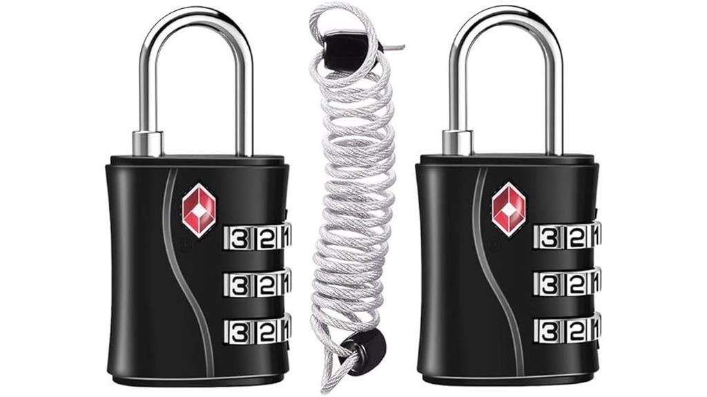 flexible cable tsa locks
