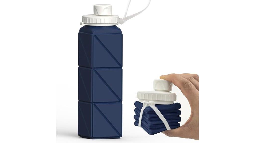 foldable 20 6oz silicone bottle